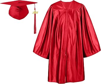 GraduationForYou Shiny Kindergarten Cap and Gown 2026 Tassel set