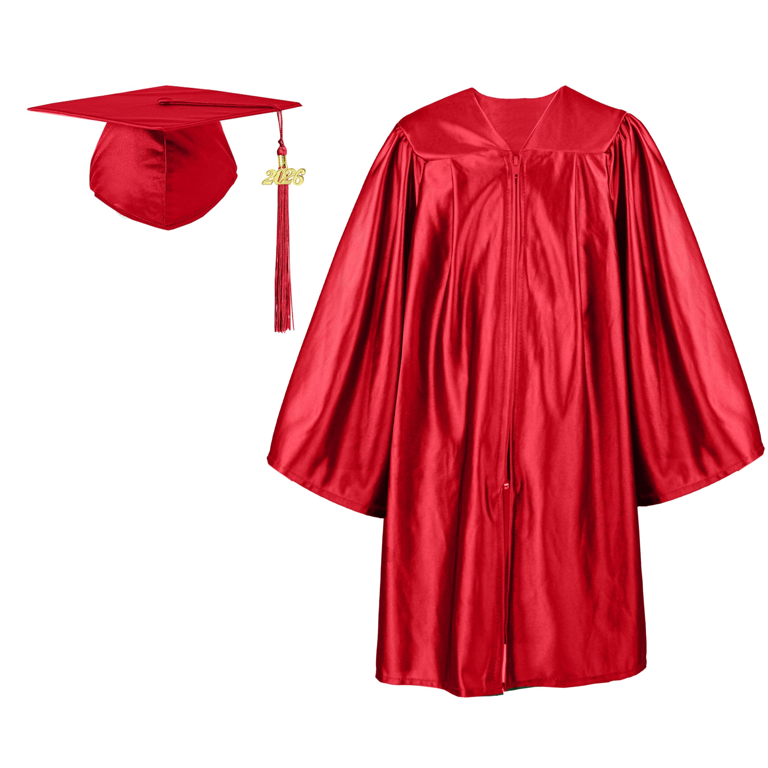 GraduationForYou Shiny Kindergarten Cap and Gown 2026 Tassel set