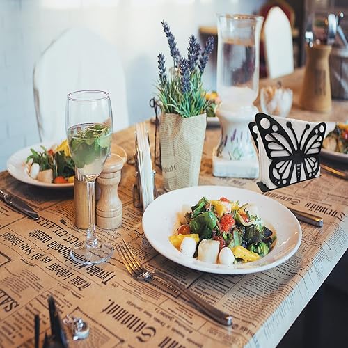 Miniatura 5 de Servilletero vertical negro para mesa, servilleta de cóctel de metal negro, dispensador de pañuelos moderno independiente, soporte de servilleta de