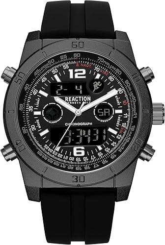 Kenneth Cole REACTION Reloj digital analógico para hombre