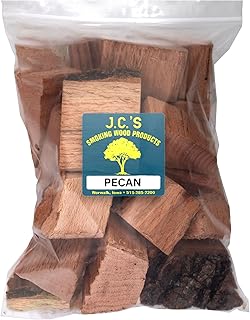 J.C.'s Smoking Wood Chunks - Gallon Sized Bag - Pecan 2PK