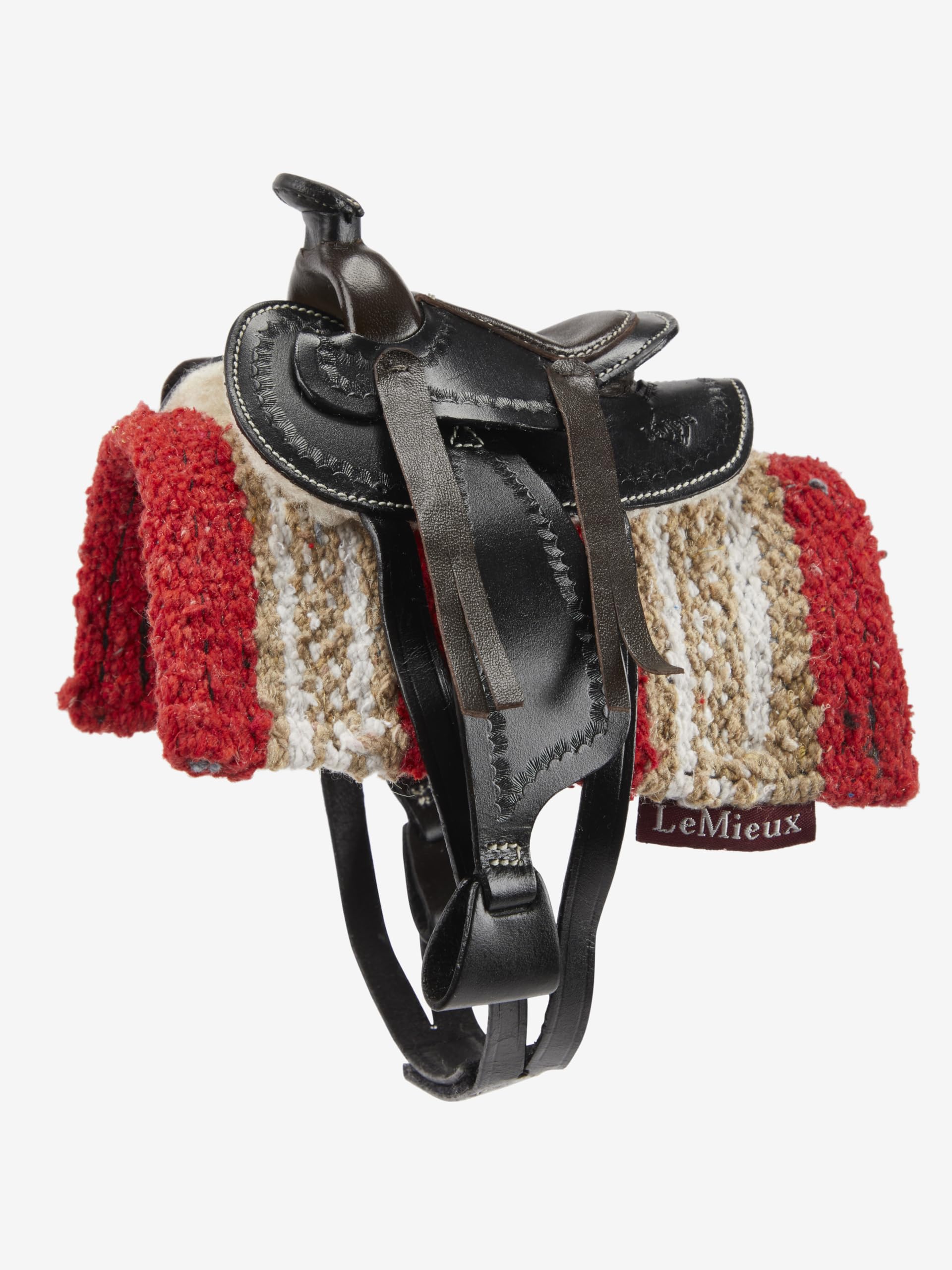 LeMieux Toy Pony - Sella western, giocattolo educativo, età 3+, in pelle