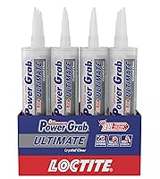 Vista 16 de Loctite Power Grab Ultimate - Adhesivo de construcción transparente, cartucho de 9 onzas líquidas, 1 paquete, pegamento de construcción versátil