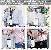 Vista 6 de TACOMEGE Pestaña de correa de teléfono para iPhone, parche de correa de teléfono celular, pieza de repuesto de correa de teléfono para todos