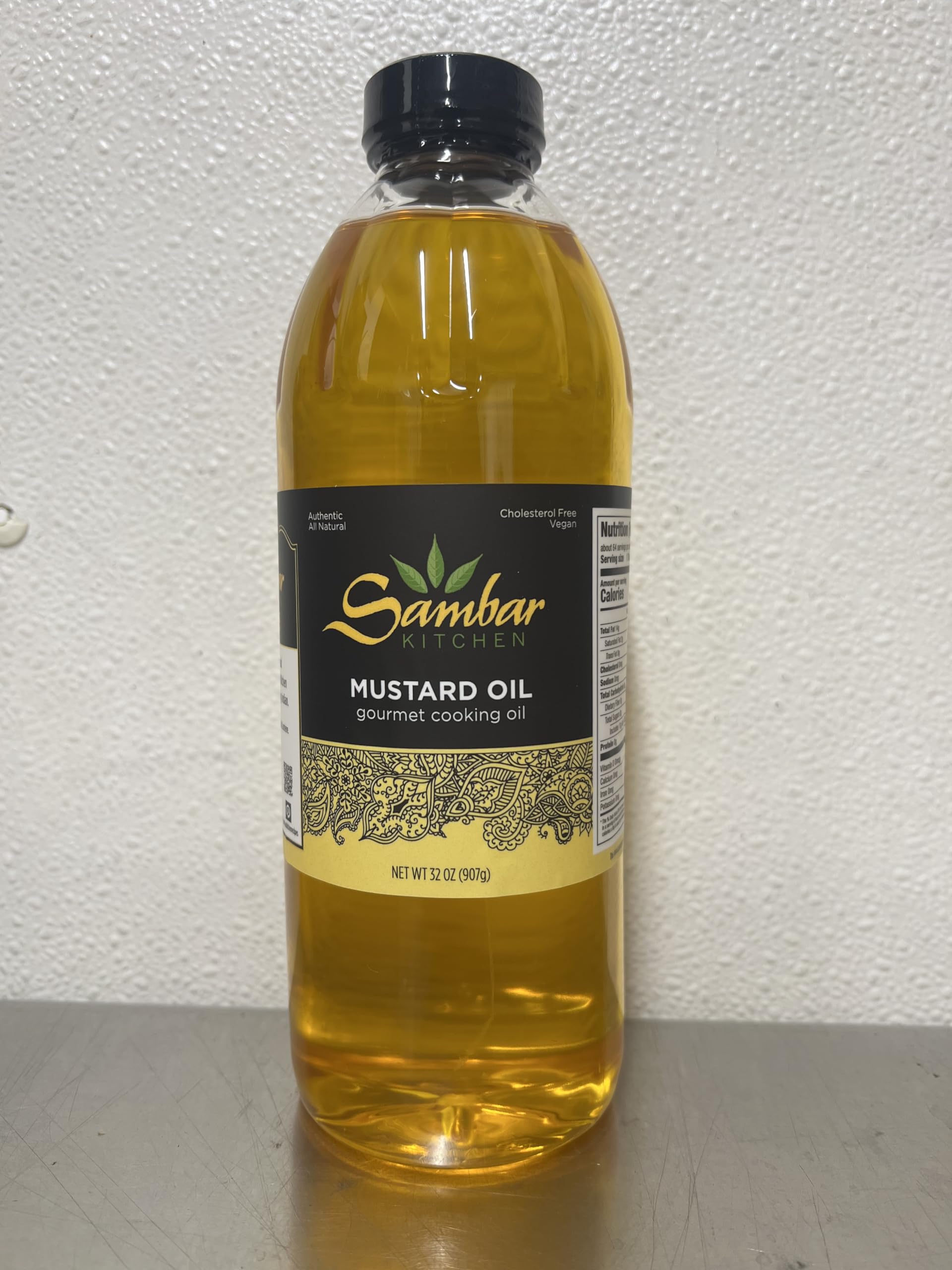 SAMBAR KITCHEN | Mustard Oil - Essential Cooking Oil (32oz)