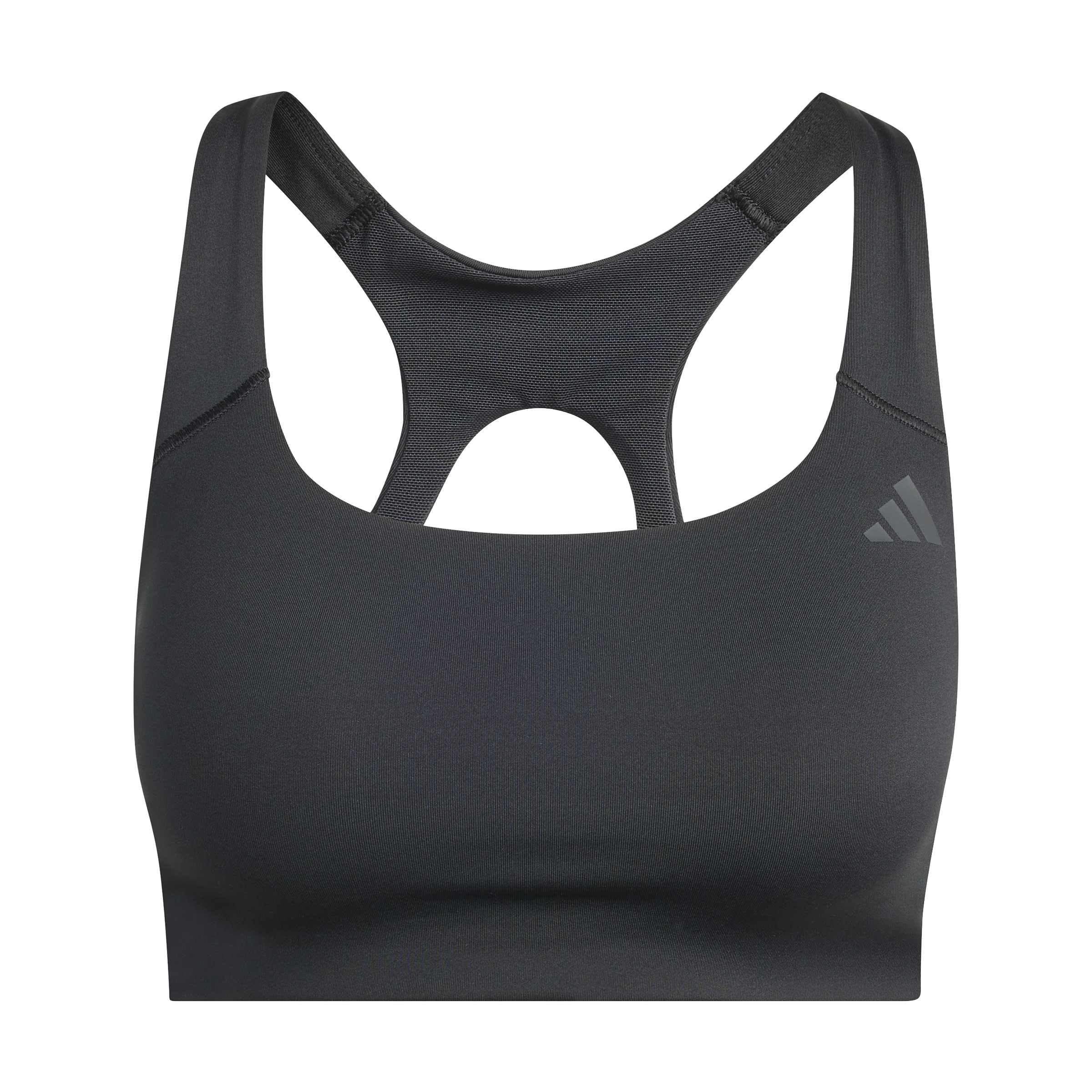 adidas Women's Optime Workout Medium Support Bra, Black, XL