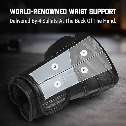 Miniatura 10 de Hayabusa T3 Kanpeki - Guantes de boxeo de cuero para hombres y mujeres para entrenamiento con bolsa pesada y guantes de trabajo