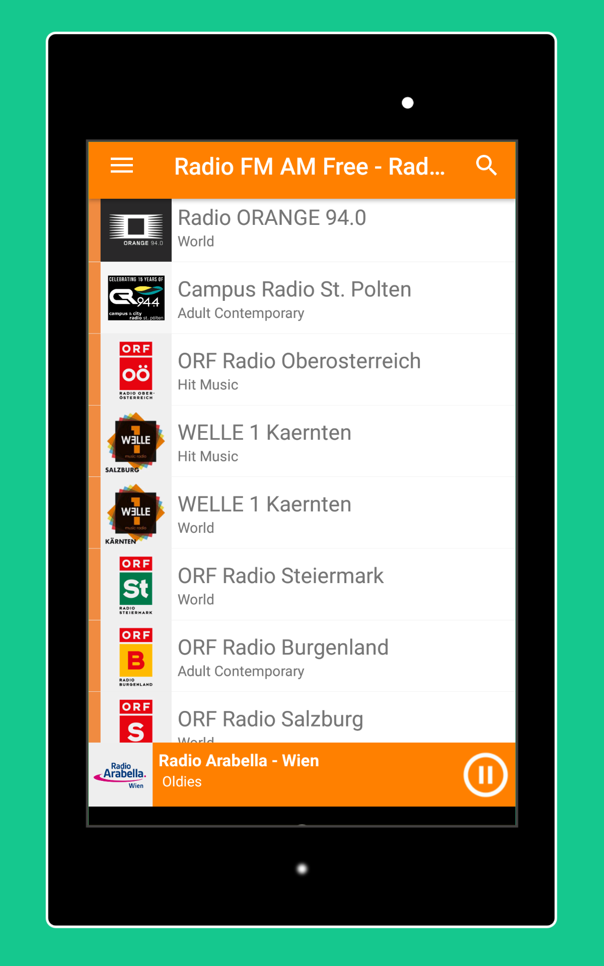 Radio FM AM Free - Radio World online + Radio App - App on Amazon Appstore