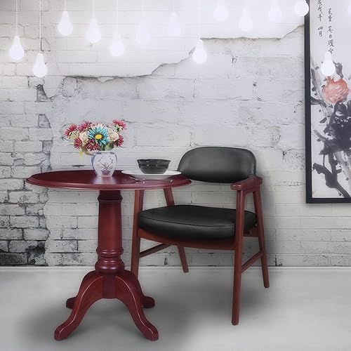 Miniatura 2 de Romig Silla decorativa moderna Mid-Century - Caoba y negro