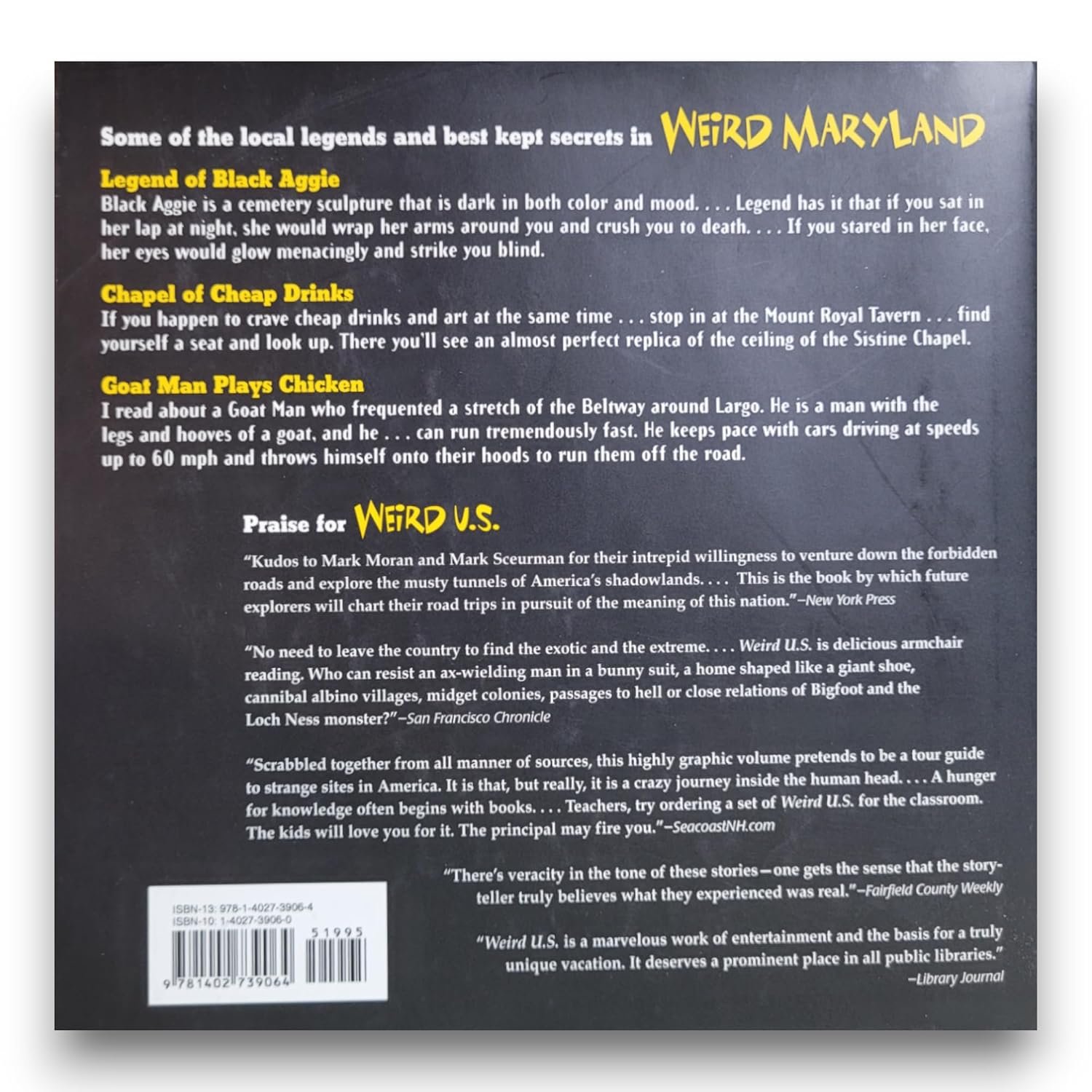 Weird Maryland: Your Travel Guide to Maryland's Local Legends and Best Kept Secrets