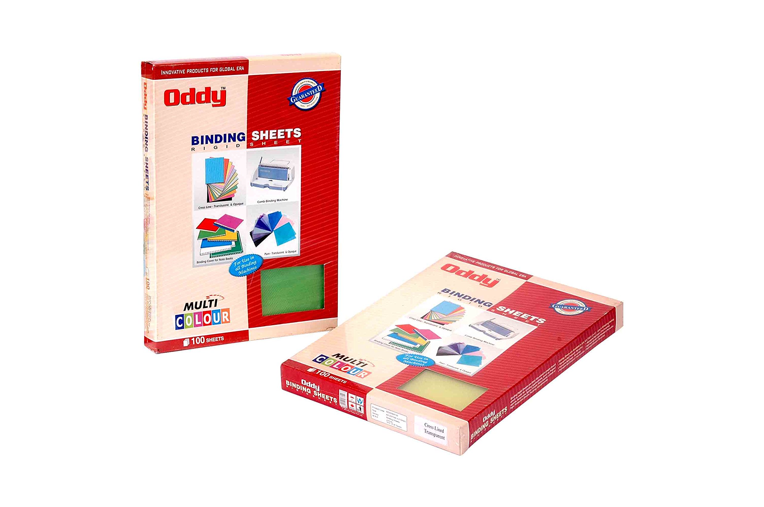 Oddy A4 Transparent Binding Sheets Blue Set (Blue+Natural)