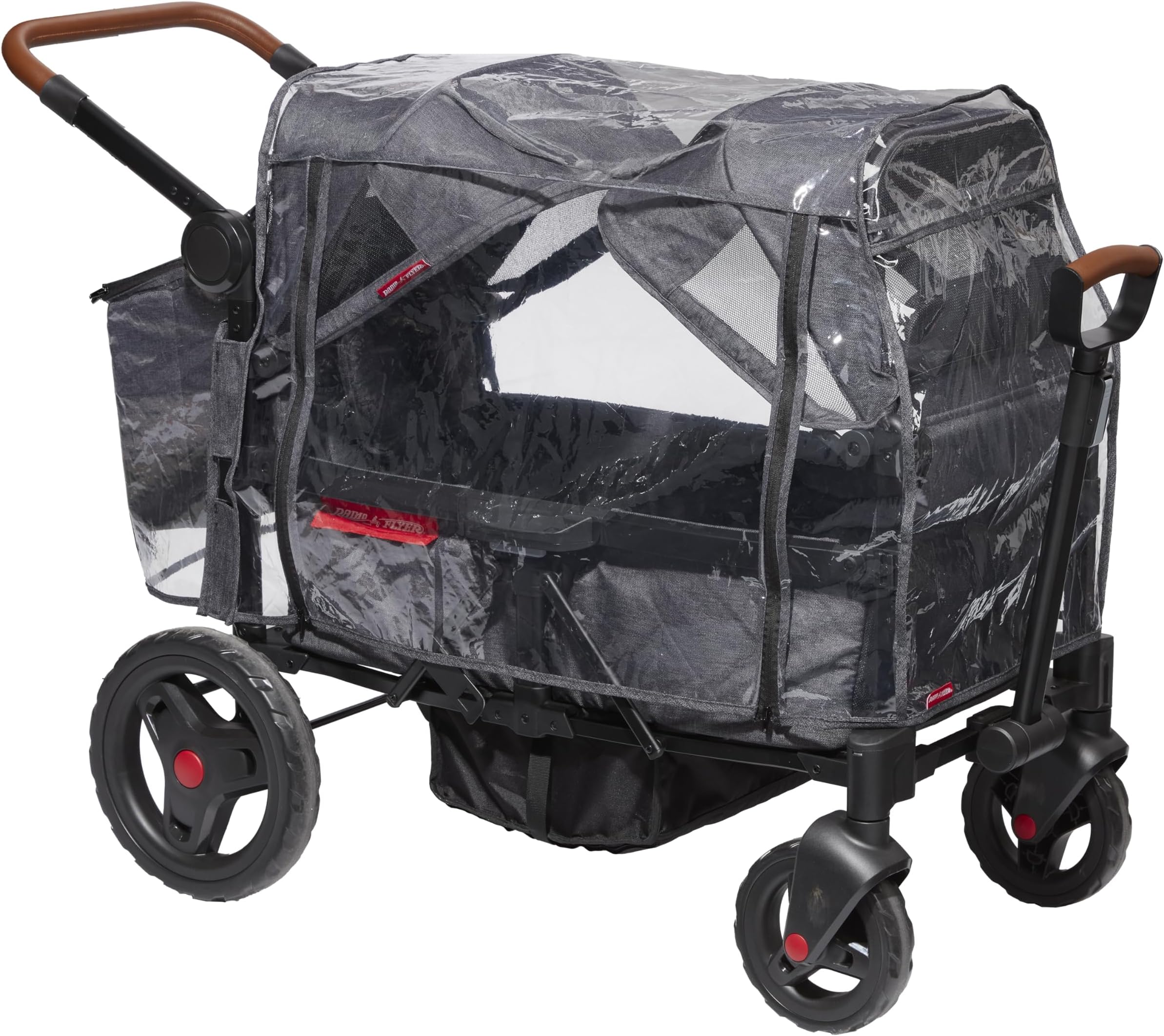 Rain Cover for Baby Stroller Wagon, Baby Travel Gear Bag, Wagon Stroller Summer Essentials, Newborn Essentials, Radio Flyer Rain Cover with Bag for Voya Stroller Wagons