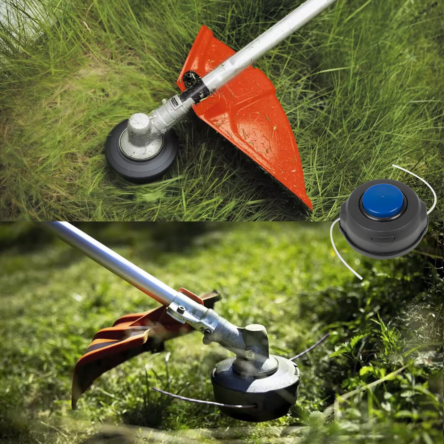 RANSOTO Paquete de 5 cabezales de recortadora de repuesto 96674401 T25 compatibles con Husqvarna Weed Eater 128LD 122LDX 123L 124L 125L 128L 128R 223L 223R 322L 322C 323C 325C 326L 430LS 525 JJ