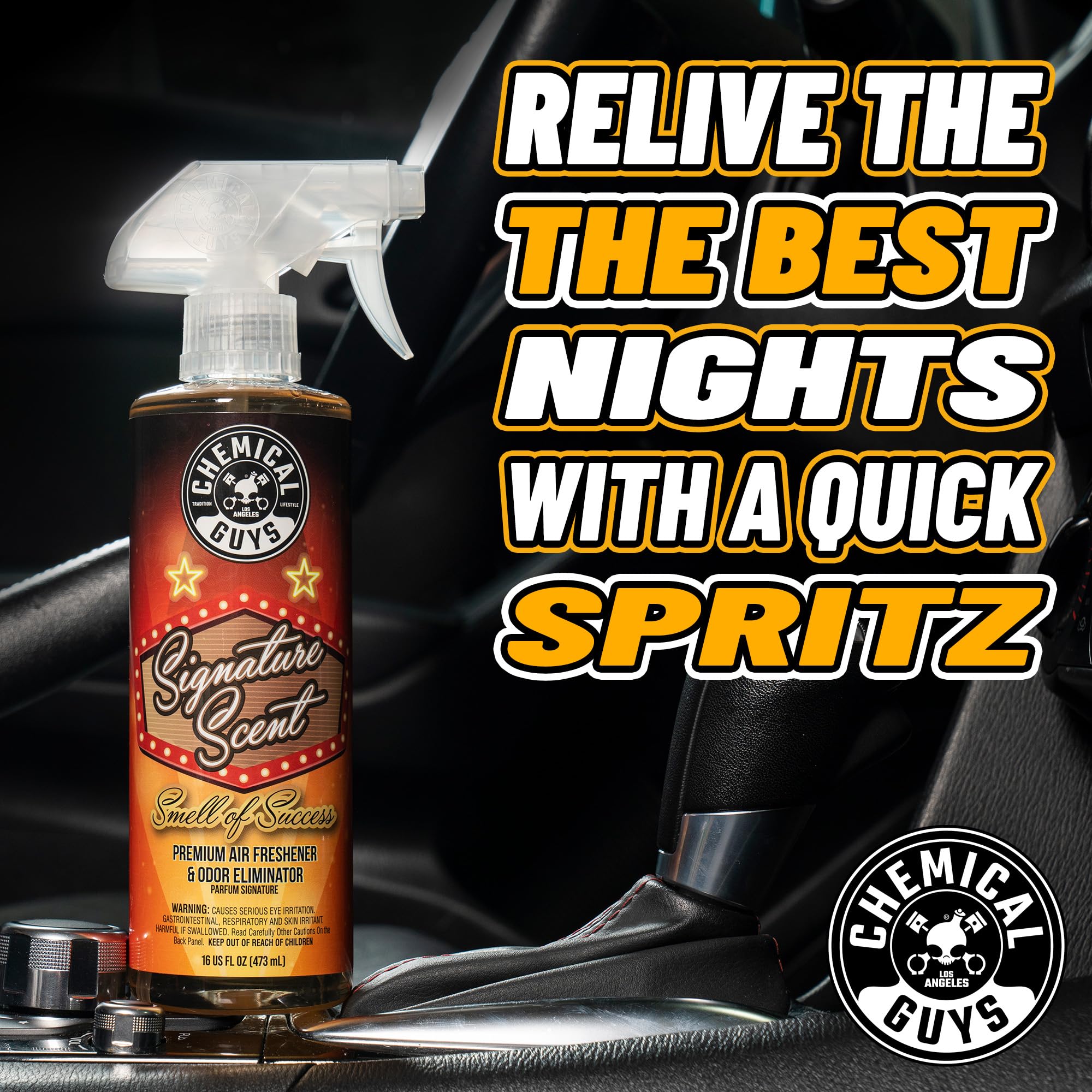 Chemical Guys AIR 302 Black Frost Scent and Signature Scent Combo Pack Great for Cars Trucks SUVs RVs — view 7