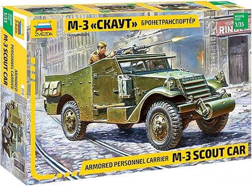Zvezda Coche Scout M3 (escala 1/35)