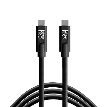 TetherPro USB-C to USB-C, 5Gbps Gen 1, 6 1.8m, Non-Reflective Black