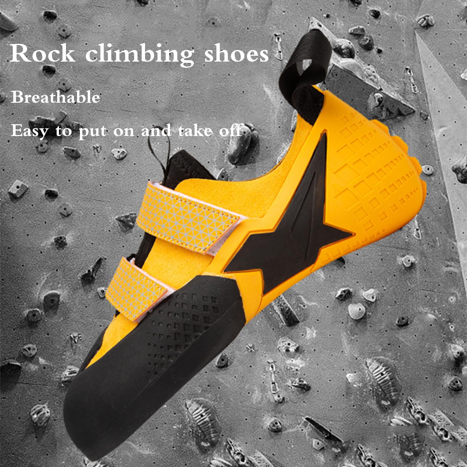 Scarpette da Arrampicata,Scarpette Arrampicata Unisex,Scarpette da Arrampicata per Adolescenti,Si Adatta Piede,Stabilizzare,Adatto agli Scalatori Che Amano L'Arrampicata su Roccia