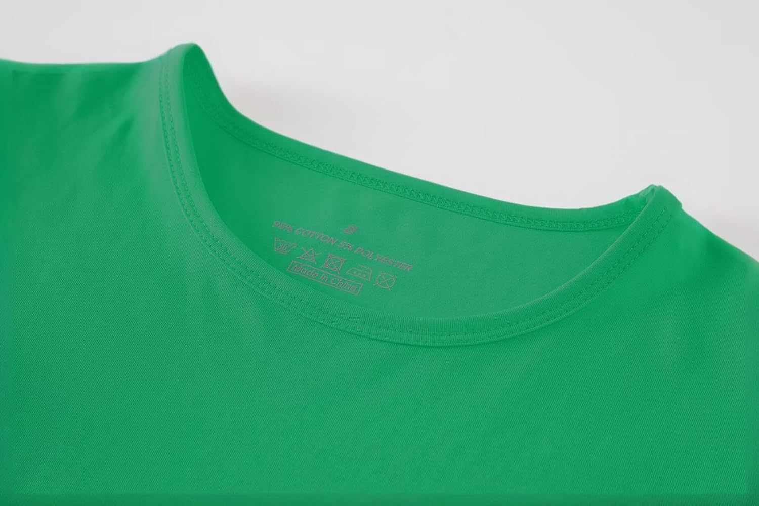 Huata Girls Short Puff Sleeve Tee Basic T-Shirt 2 Packs Crewneck - Image 4