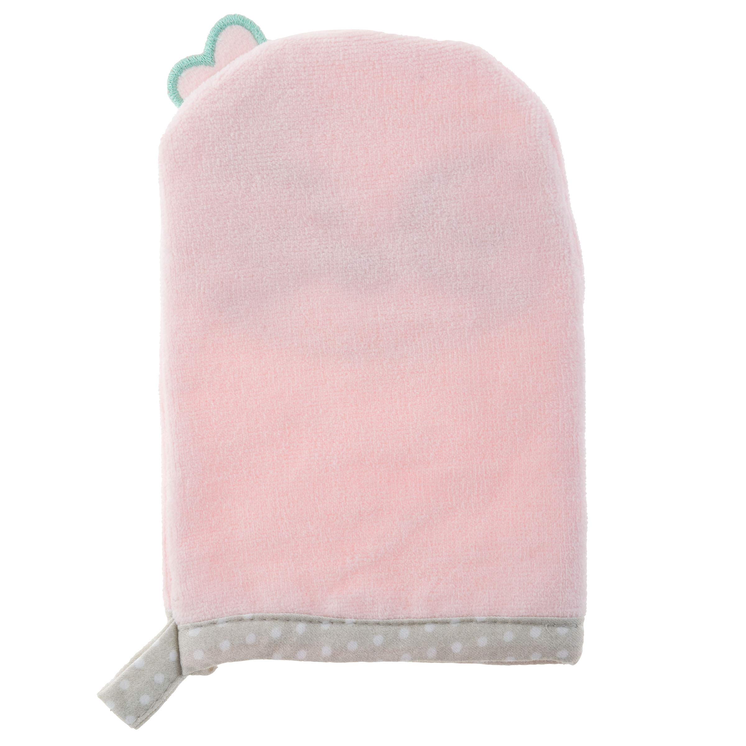 Stephen Joseph - Lazy Bear Bath Mitts, Pink Sloth - Image 2