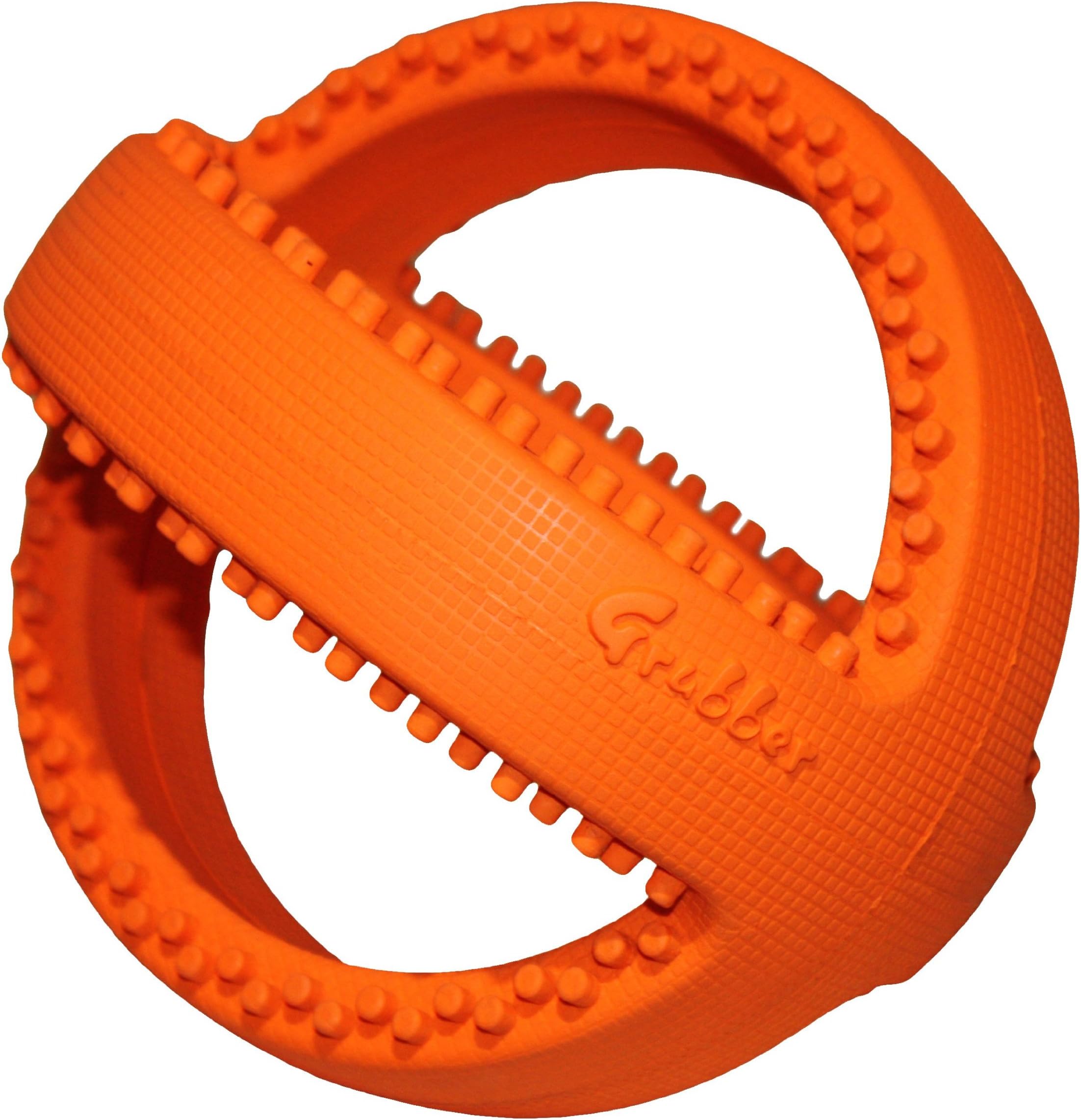 Happy Pet Cultivator Football Dog Puppy Toy Durable Strong Bouncy Fun Interactive Chewing Playing Fetch Retrieve for Small Medium Large Breeds 18cm