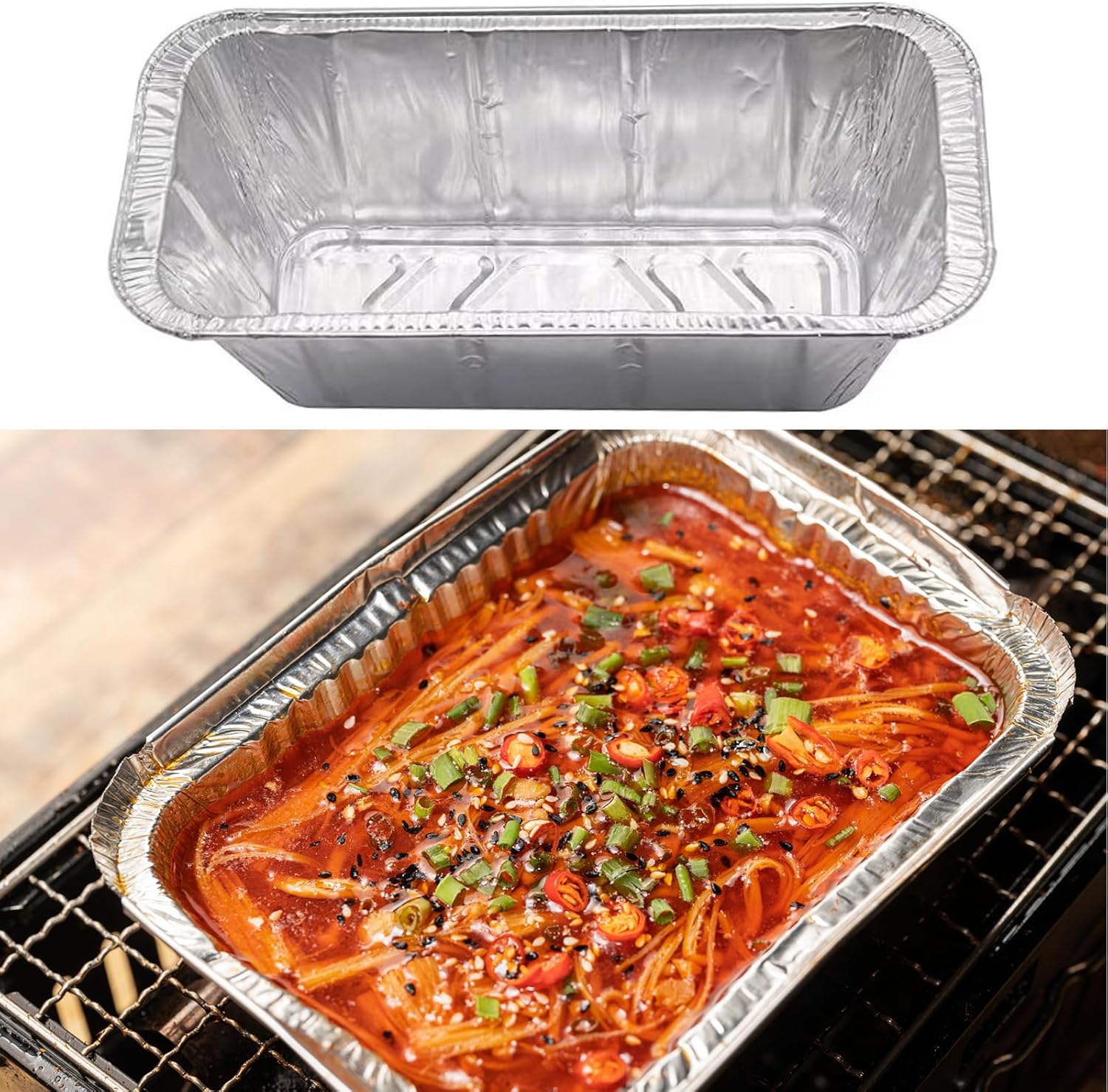 30Pcs Aluminum Foil Grease Catching Pans Recyclable Grease Liners Practical Drip Pans for Barbecue Griddles High Strength Foil Drip Trays