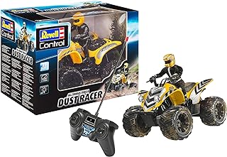 Revell 24641 New Dust Racer 8 RC Quadbike, ferngesteuertes Quad in Used-Look mit 2-Kanal 27 MHz Fernsteuerung für Einsteig...