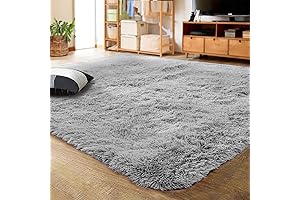 LOCHAS Fluffy Kids Rugs for Bedroom