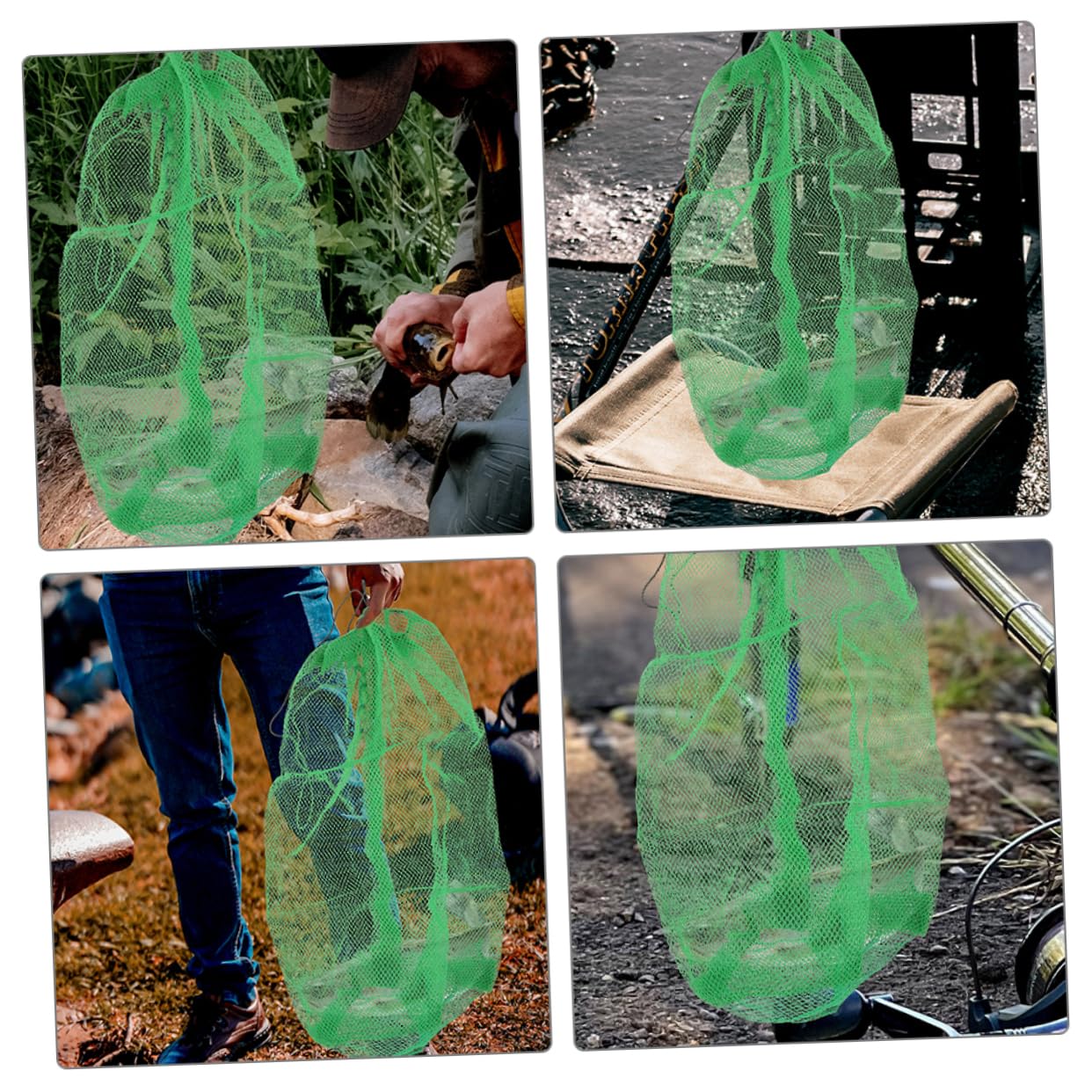 SUPVOX Kit Di Sacchetti Per Pesci Gabbia Per Pesciolini Retino Per Immersione Resistente Rete Da Pesca Rete Da Pesca Di Ricambio Retini Per Acquari Per Tappetino Da Pesca Sacchetti Per