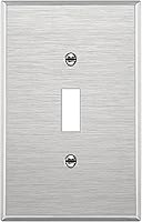 Vista 20 de ENERLITES Placa de pared metálica para interruptor de luz de palanca, cubierta de interruptor de acero inoxidable, resistente a la corrosión