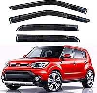 Vista 145 de KPY Moldura deflectora de viento con protección contra la lluvia compatible con GMC Terrain 2018-2023, 4 unidades, para ventana lateral, autoadhesiva