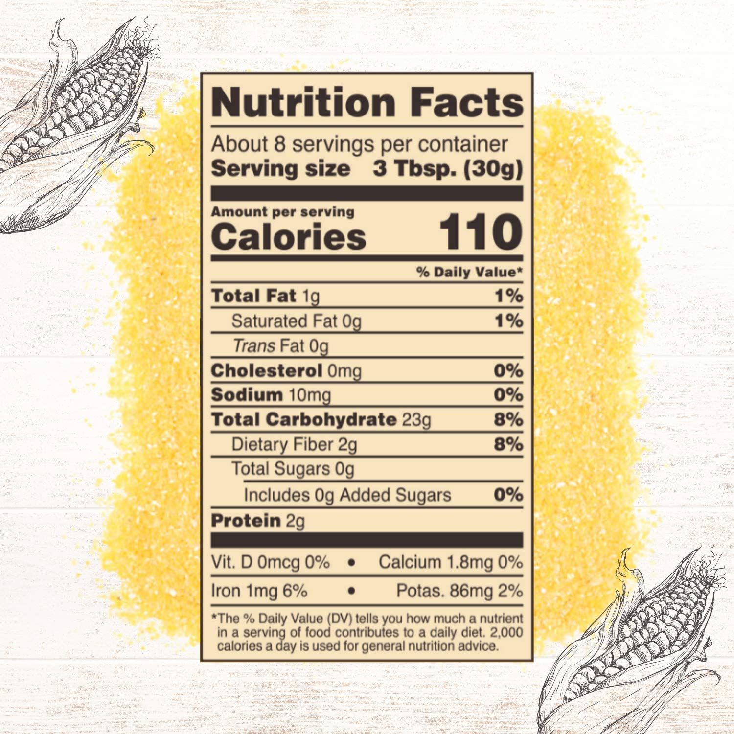 Roland Foods Medium Grain Yellow Polenta, 8.8 Ounce Box, Pack of 12