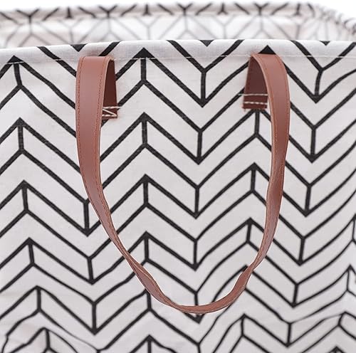 Miniatura 8 de KONKENIE Bolsa de lavandería plegable con asa, cesta de lavandería de gran capacidad, cesta de ropa portátil, bolsa de lavado para dormitorios