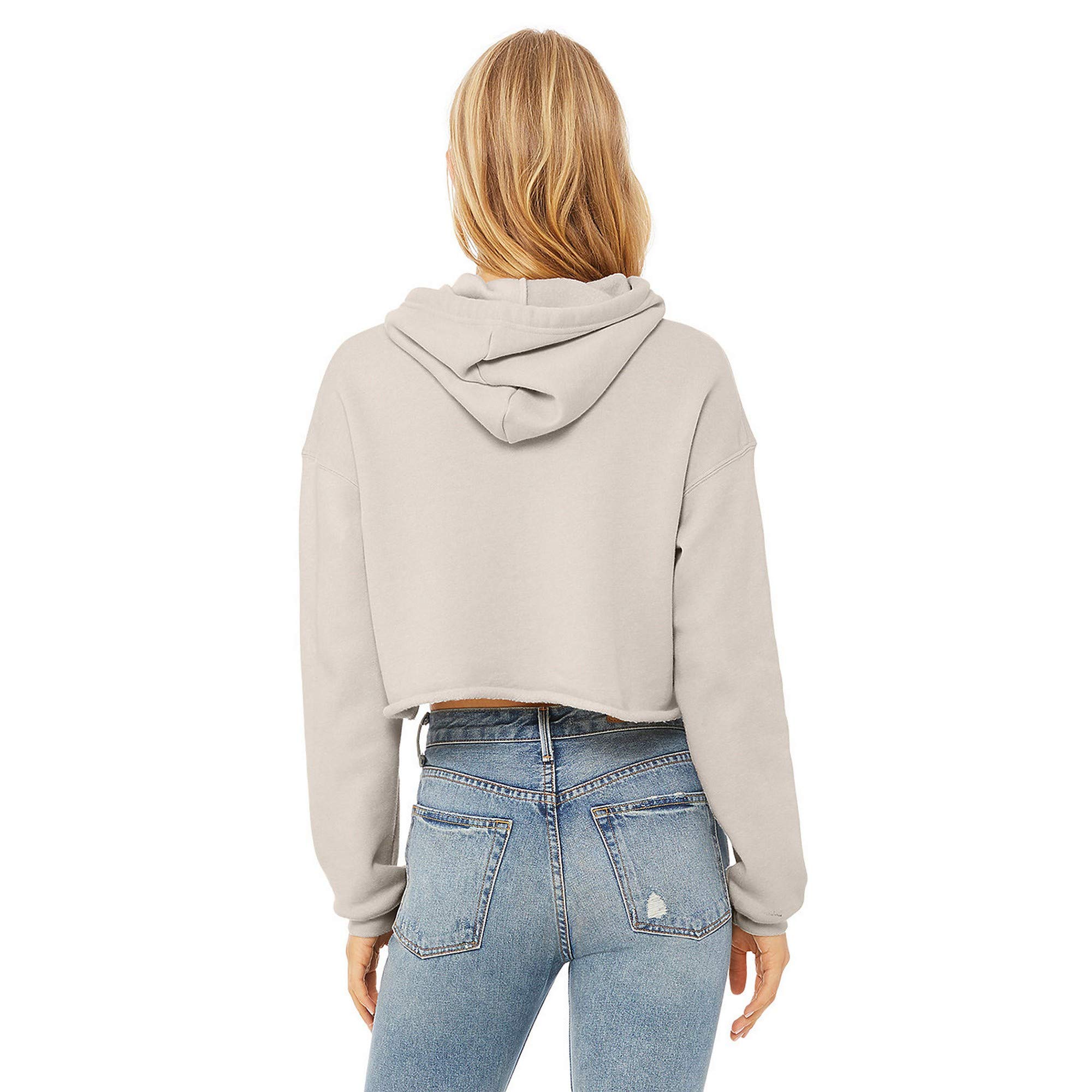 Bella Canvas Kobiety/damska bluza z kapturem z nadrukiem polarowym
