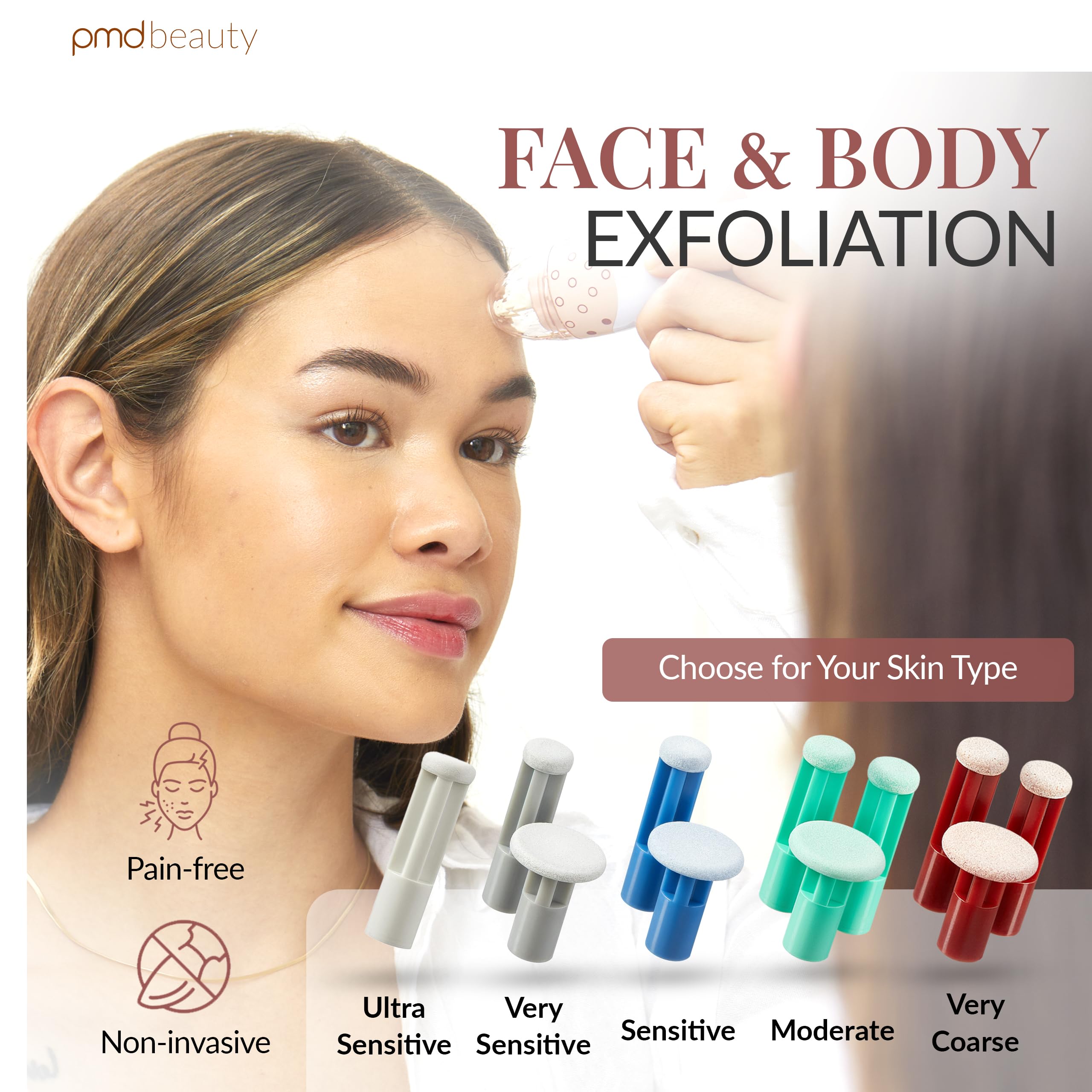 PMD Beauty x Disney Minnie Mouse Personal Microderm Elite Pro-At-Home Microdermabrasion Machine for Face and Body-Exfoliating Crystals & Vacuum Suction for Fresh & Radiant Skin-TruTier Technology