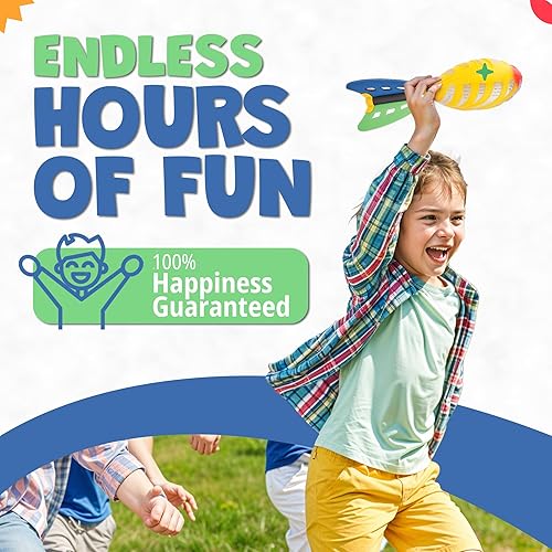 Miniatura 4 de Paquete de 12 balones de fútbol de espuma voladora con cola, aviadores deportivos de bolsillo, juguetes para niños, actividades al aire libre,