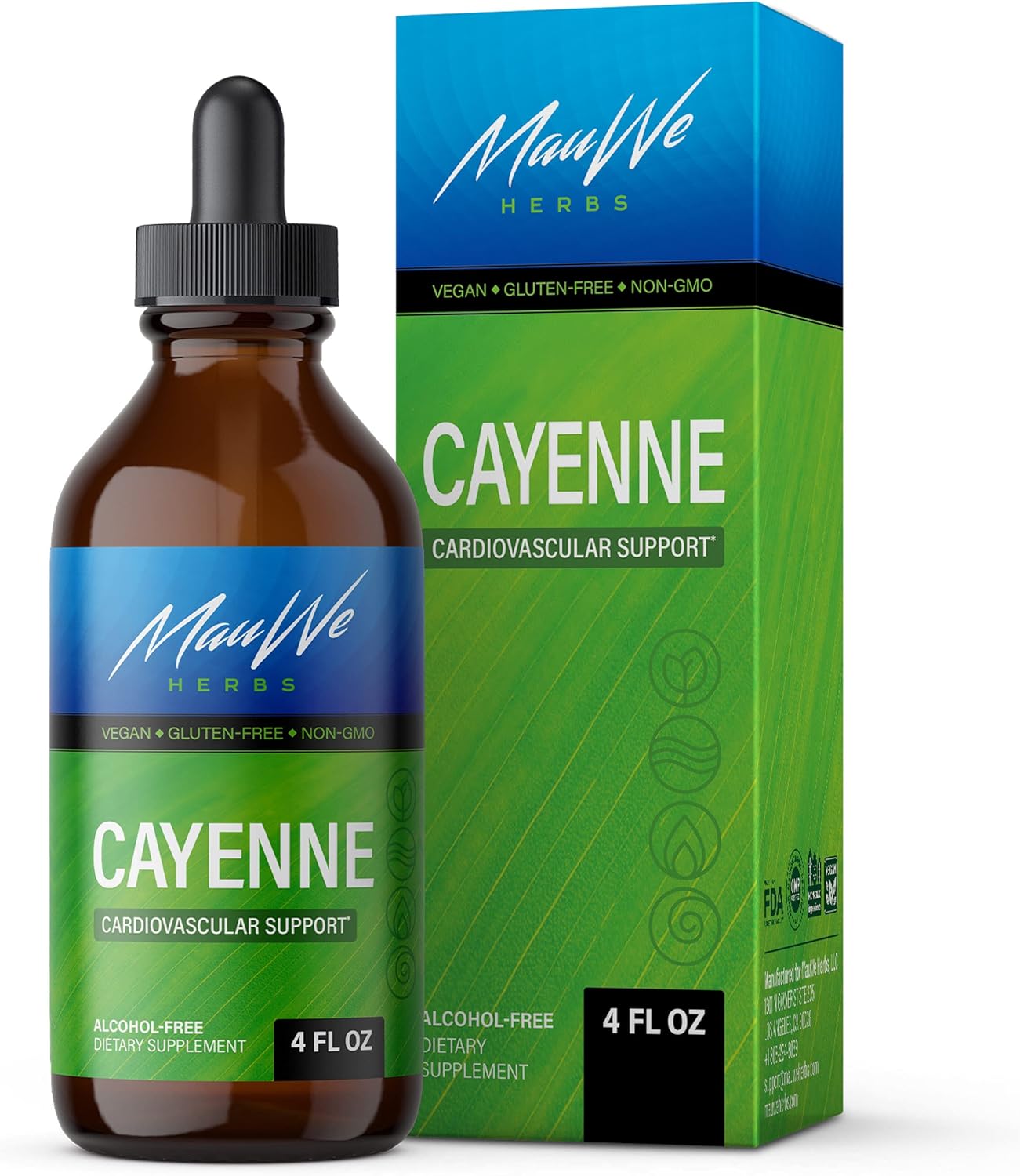 MAUWE HERBS Cayenne Pepper Supplements Organic Cayenne
