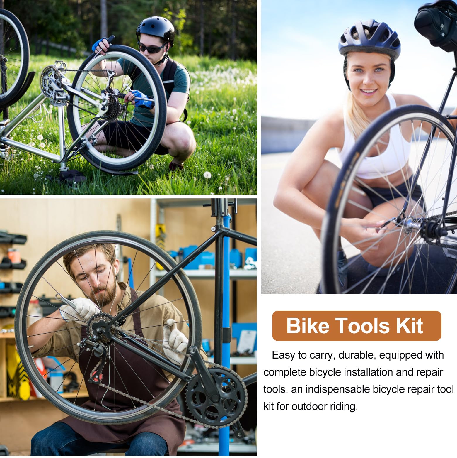 Kit D'outils Vélo : Extracteur Cassette, Manivelle, Roulement Et Fouet à Chaîne