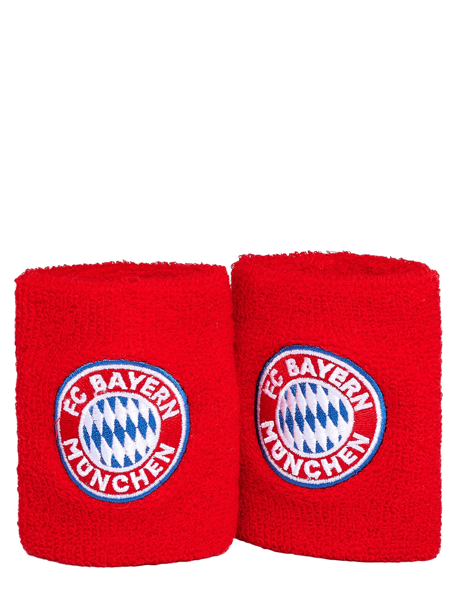 FC Bayern München Sweatband Set of 2 I Wrist Bands I Red I Football I Sport