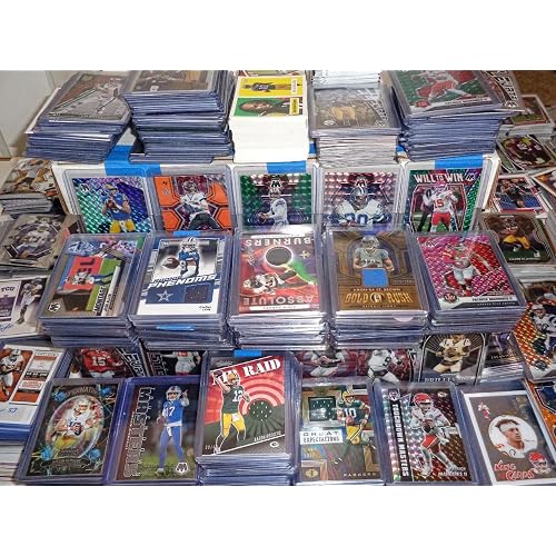 Football Mystery Hot Pack - 10 Cards with 3 Rookies and 2 Autos/Relics