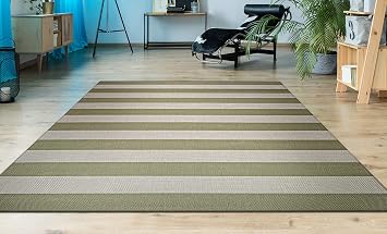 Couristan Afuera Yacht Club Runner Rug, 2-Feet 2-Inch by 11-Feet 9-Inch, Honey/Ivory