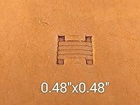 Vista 3 de Sello artesanal de cuero de tejido de cesta de celosía de paja #75