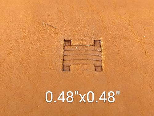 Miniatura 3 de Sello artesanal de cuero de tejido de cesta de celosía de paja #75