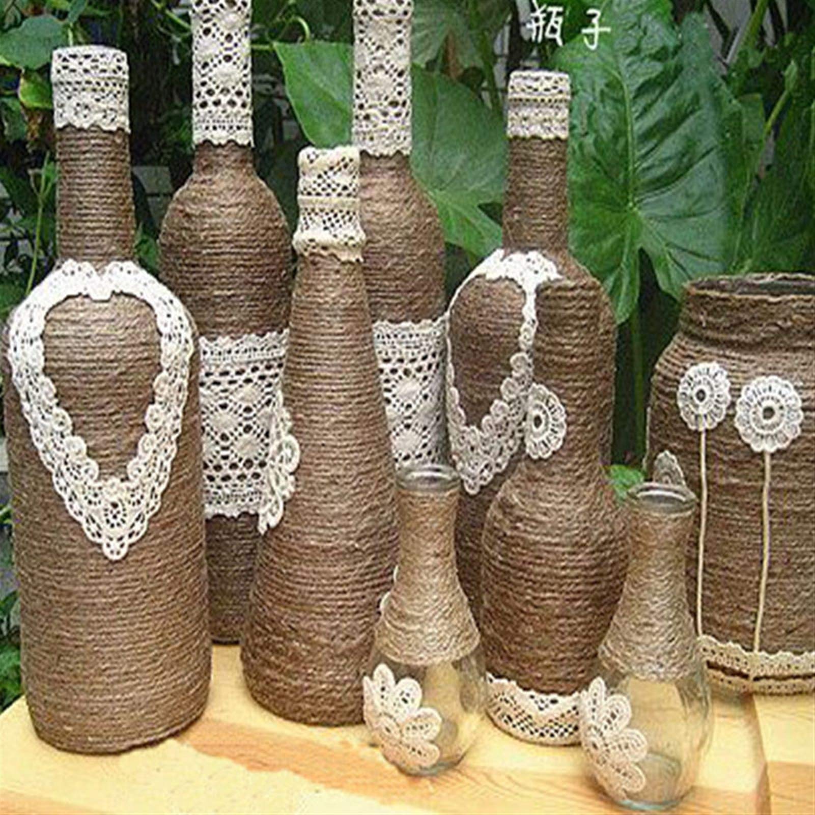 Bclla Zkenshan-Natural Jute Twine Woven 30cm/Roll Natural Hemp Rope DIY Label Hang Rope Wedding Home Accessories Twine Jute String Gardening Cord, Natural Jute Fiber