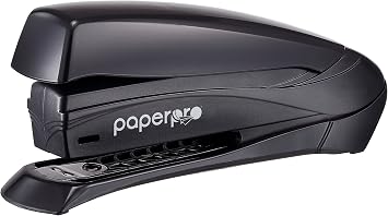 PaperPro - 1425 - إلهام 20 دباسة سطح مكتب ، 20 ورقة ، شريط كامل ، أسود