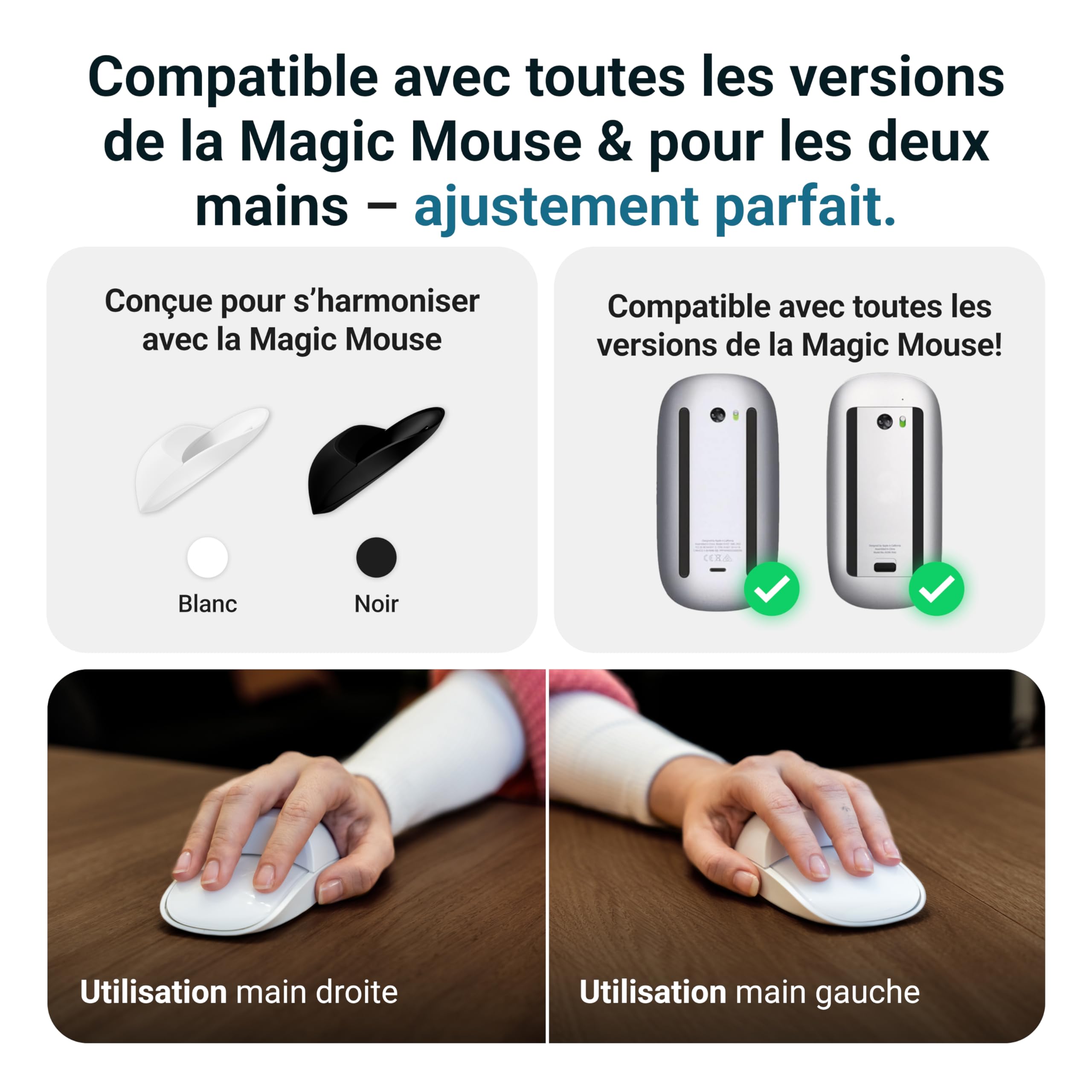 Étui pour Apple Magic Mouse | Étui Magic Mouse pratique | Compatible avec chaque Apple Souris