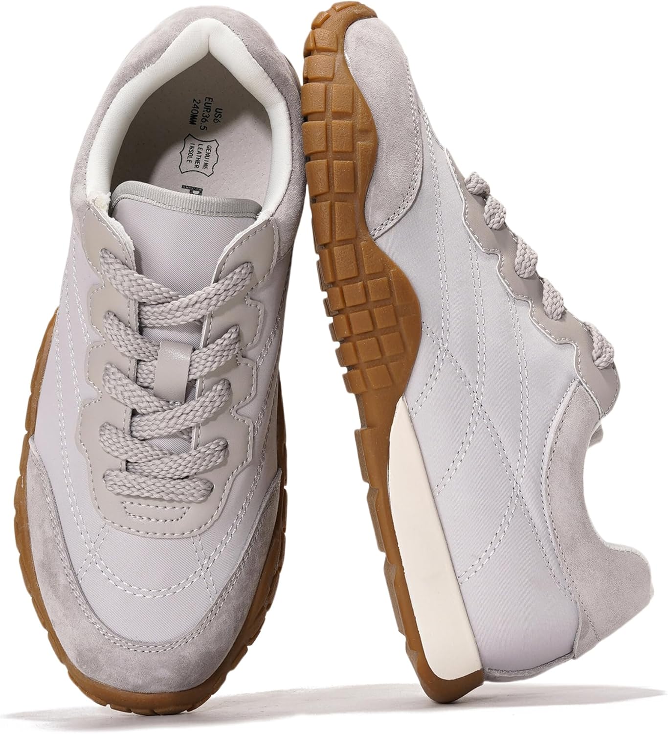 Project Cloud Sneakers for Women – Lightweight with Memory Foam Insole Womens Sneakers – Walking Shoes Women Footwear – Womens Shoes (Donna Hitop)