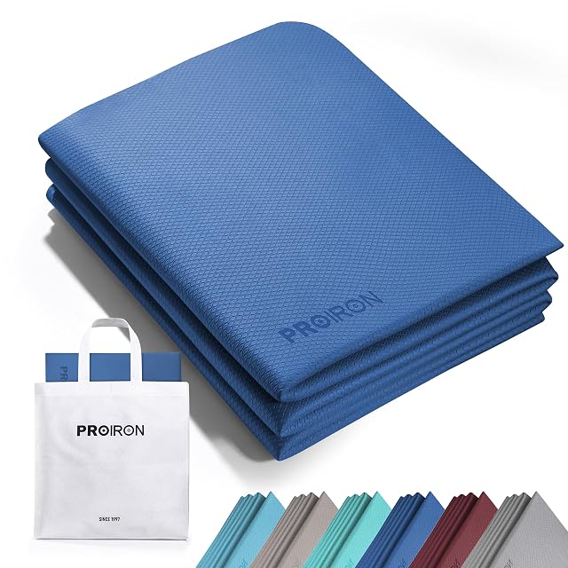 PROIRON Foldable Yoga Mat 0 24 0 16 for Home Workout Travel Non Slip Travel Yoga Mats with