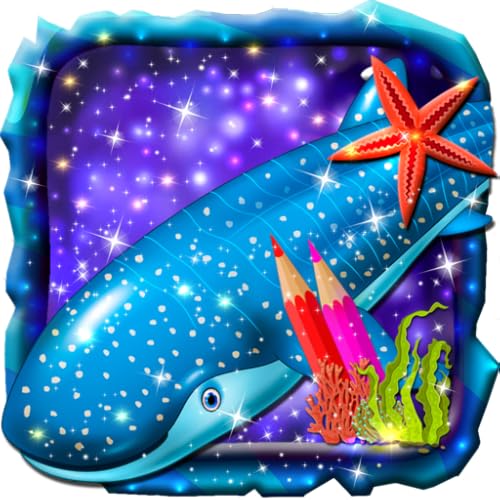 Sea Creatures Coloring Book