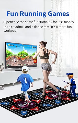 Miniatura 5 de WuZhuangYuan Tapete de baile para niños y adultos, tarjeta de memoria 64G, 75 videos musicales, 650 canciones y 899 juegos, juegos de baile de