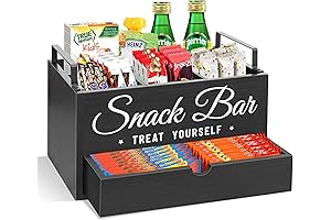 Wood Snack Storage for Bedroom Countertop and Pantry